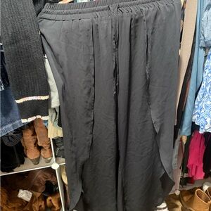 Time and Tru Black Recycled Polyester Pants